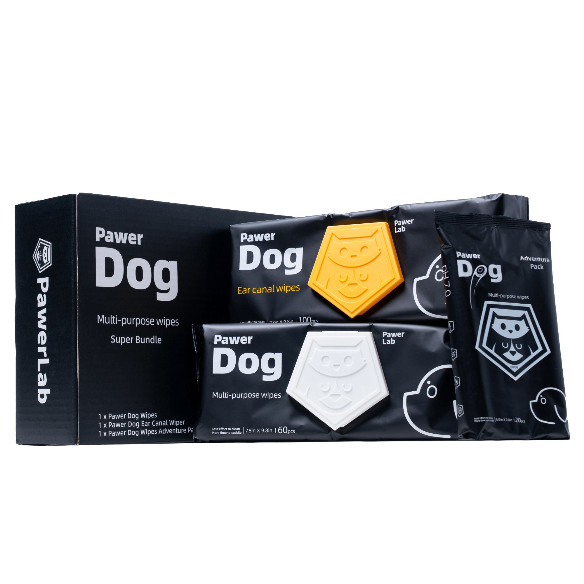 Pawer Dog Wipes Super Bundle
