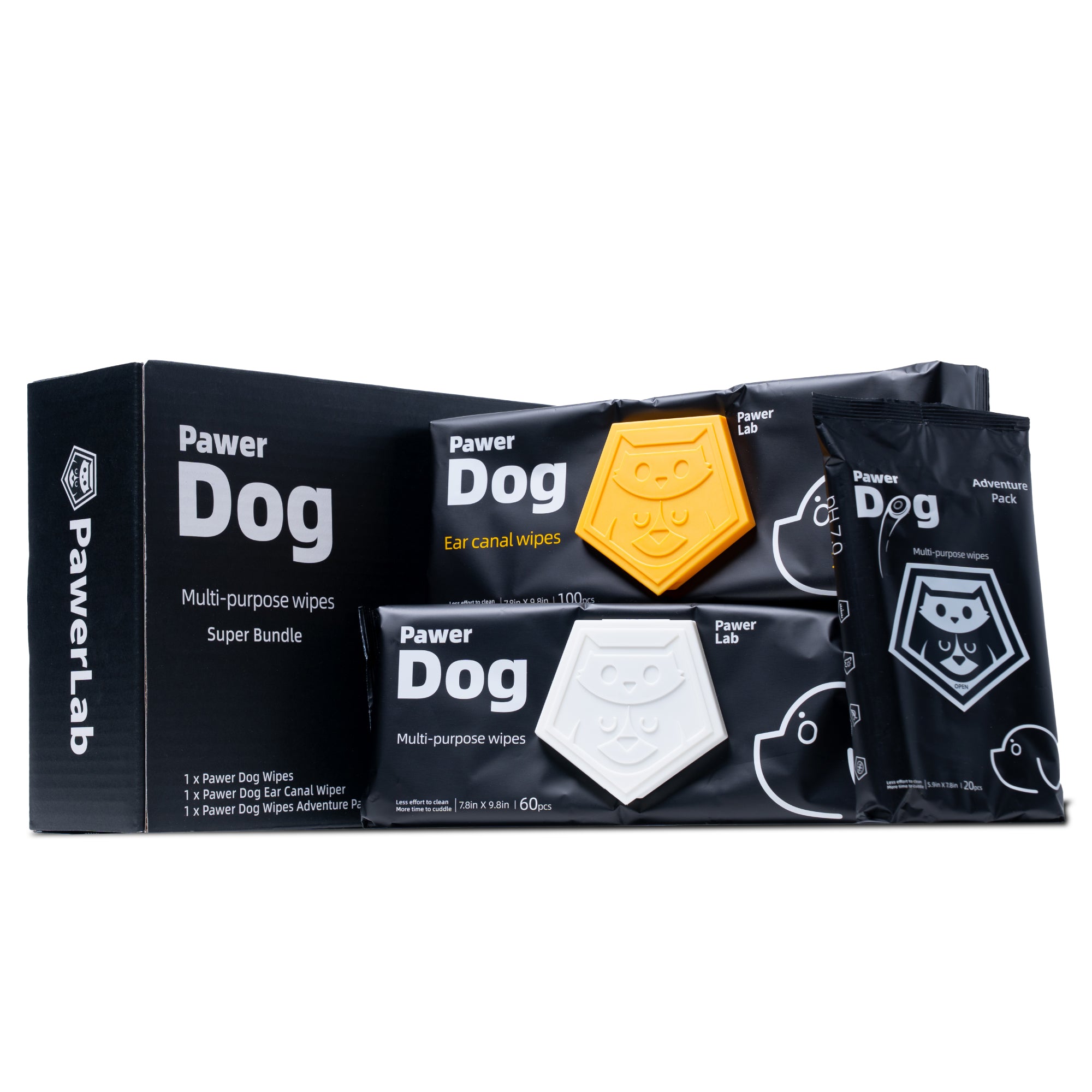 Pawer Dog Wipes Super Bundle