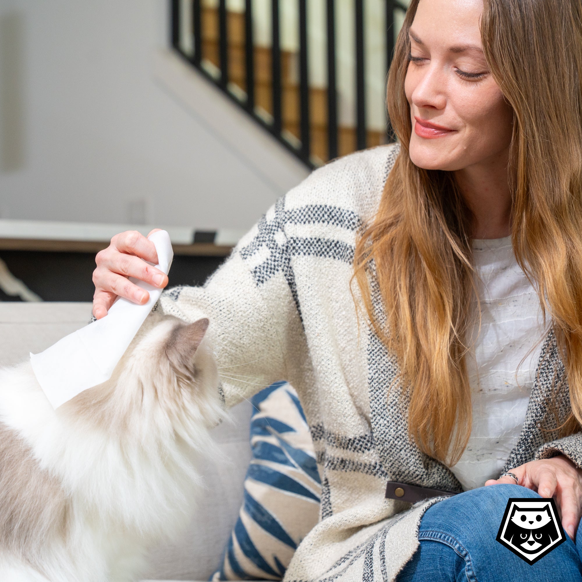 Catnip Infused Pawer Cat Wipes