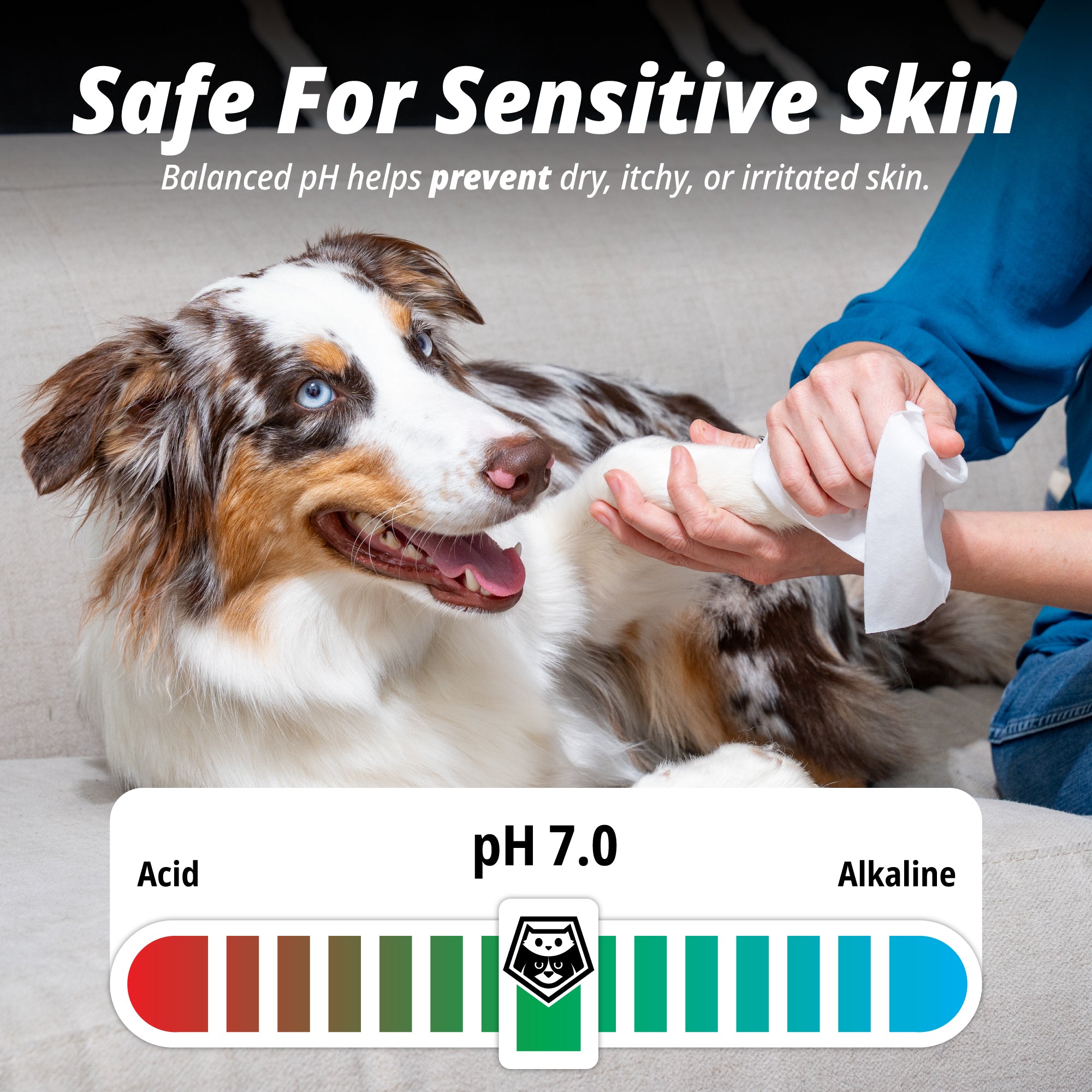 Pollen Wicking Pawer Dog Wipes