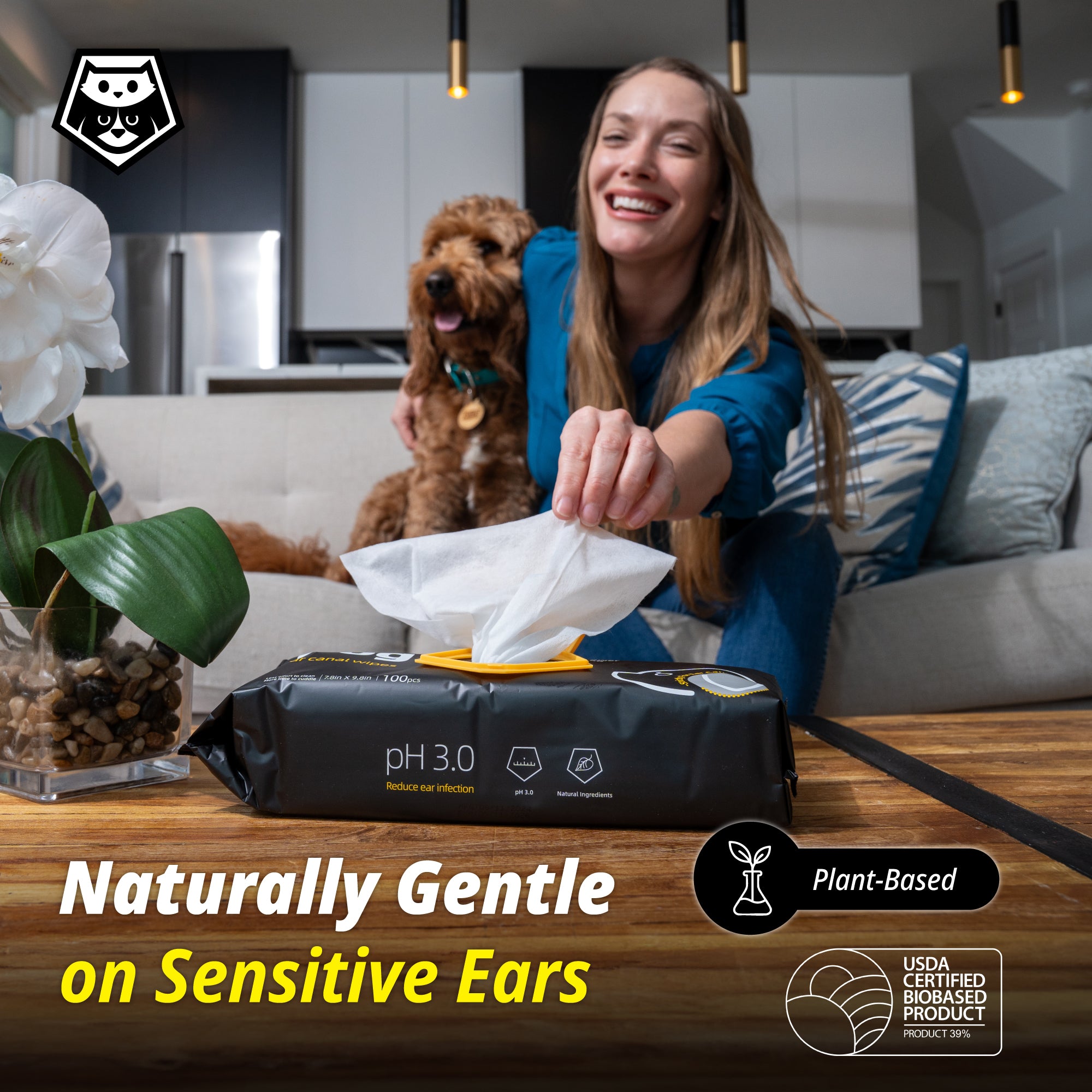 Pawer Dog Ear Canal Wipes