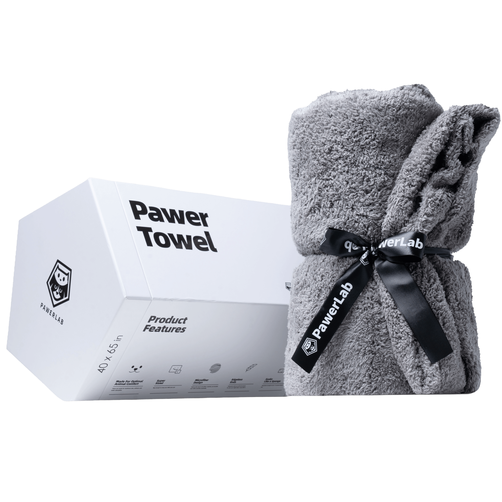 PawerLab Pawer Towel 40×65″ – XL, Quick-Dry