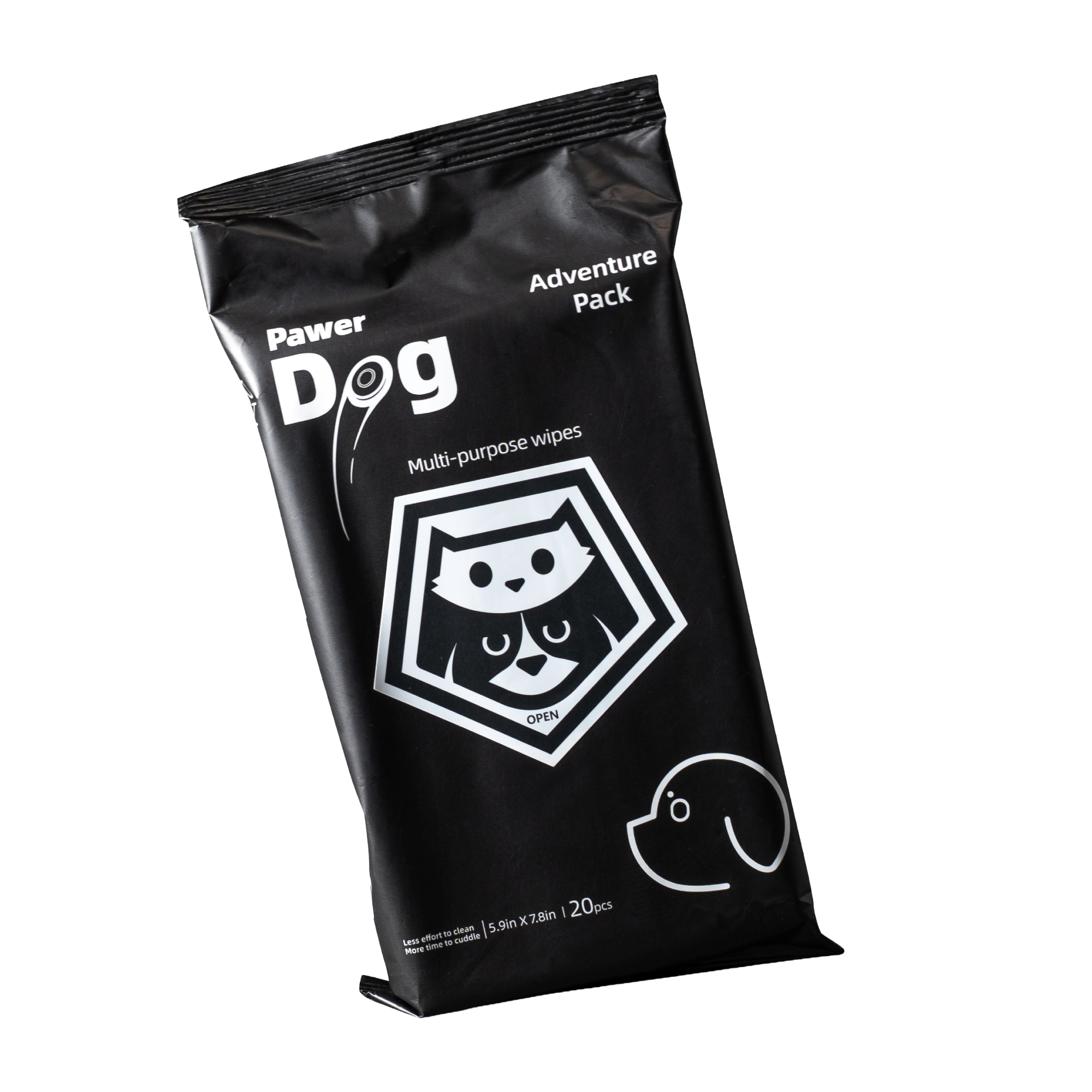 Pawer Dog Wipes Adventure Pack 20 pcs