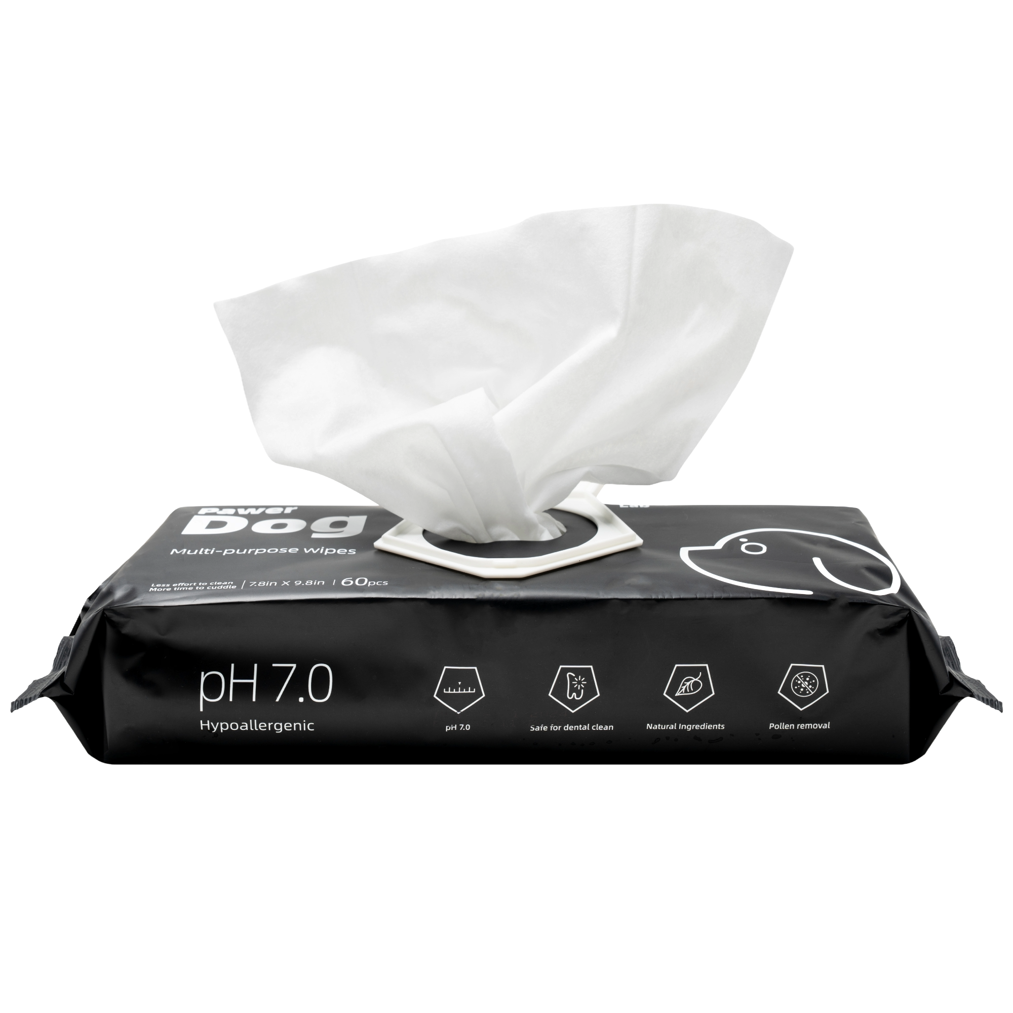Pollen Wicking Pawer Dog Wipes