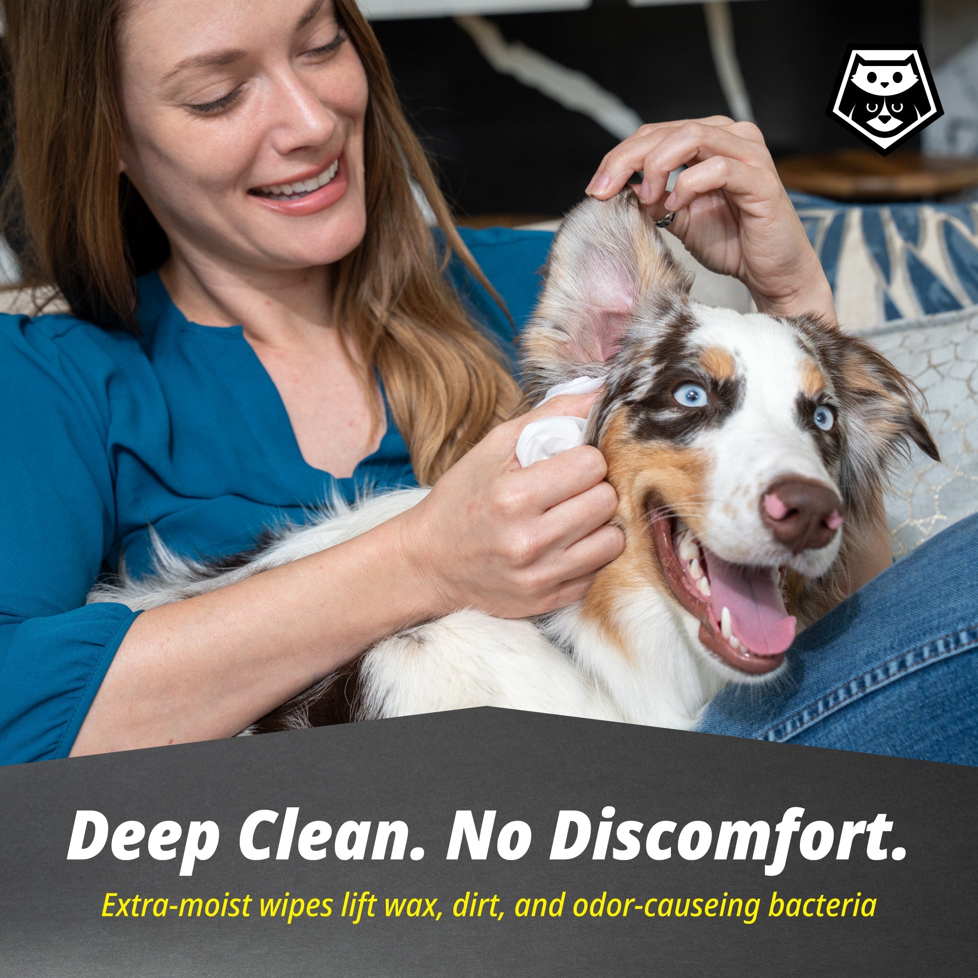 Pawer Dog Ear Canal Wipes - PawerLab