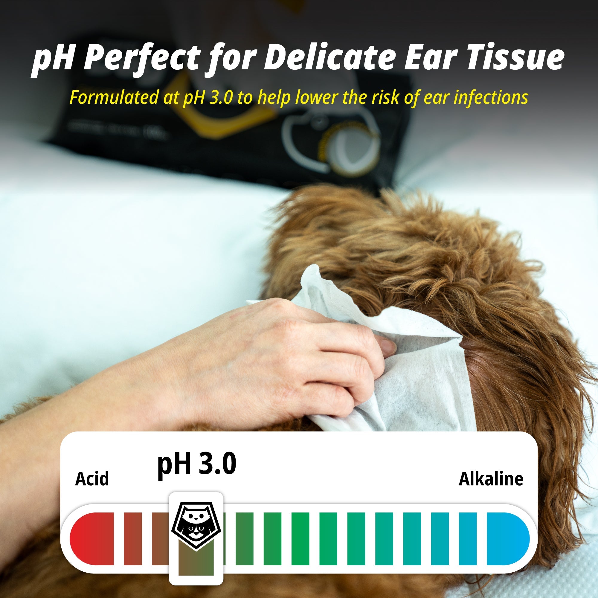 Pawer Dog Ear Canal Wipes - PawerLab