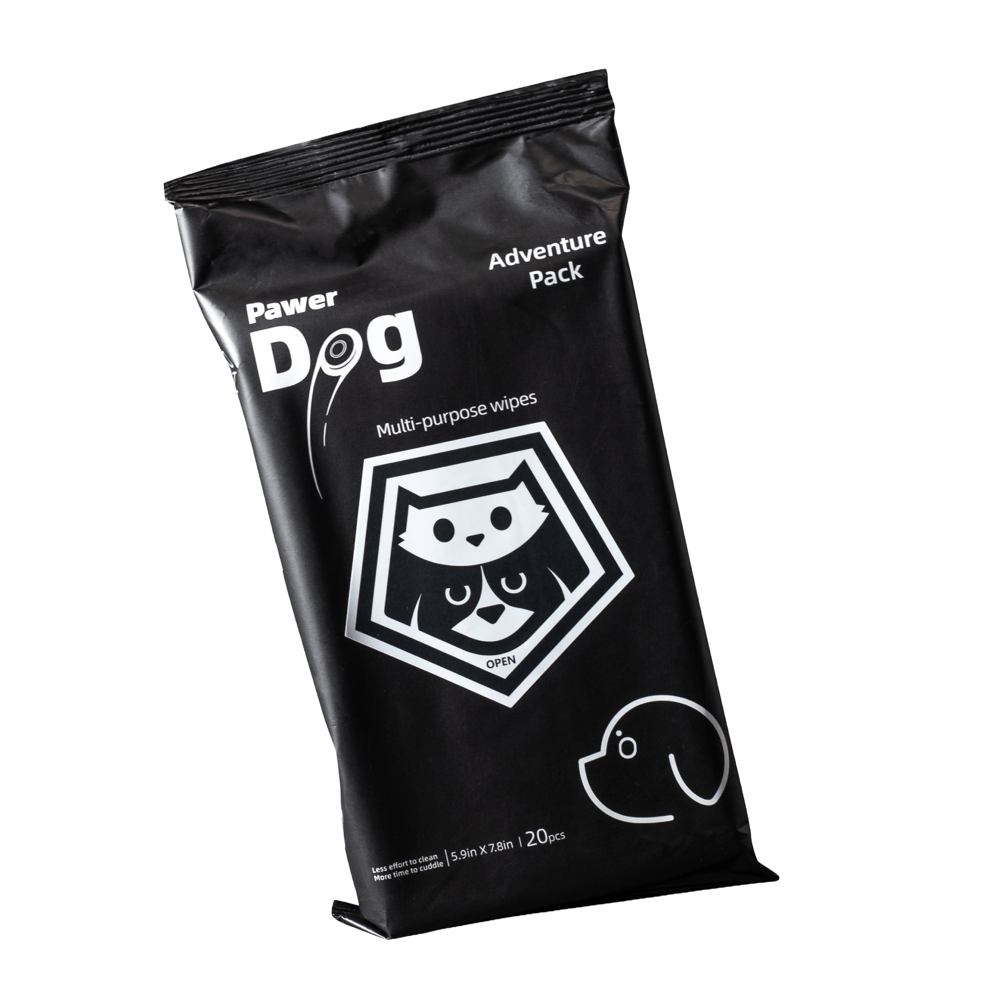 Pawer Dog Wipes Adventure Pack 20 pcs