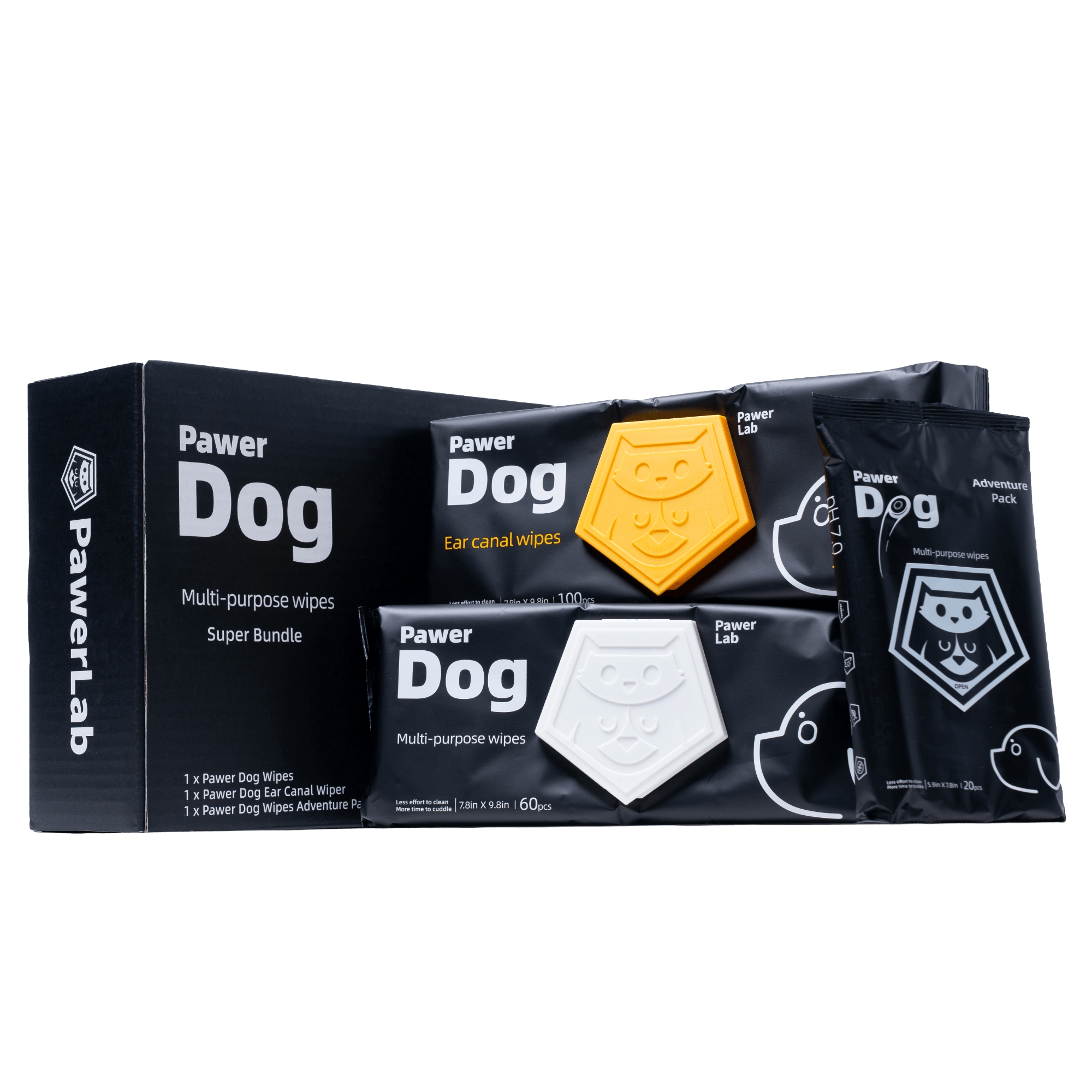 Pawer Dog Wipes Super Bundle