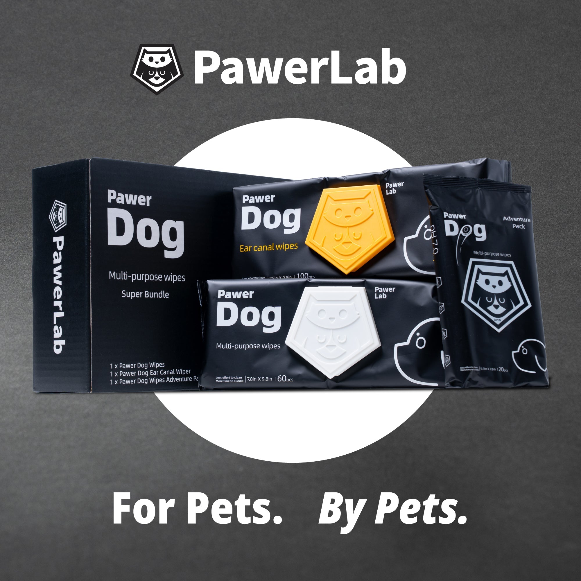 Pawer Dog Wipes Super Bundle - PawerLab
