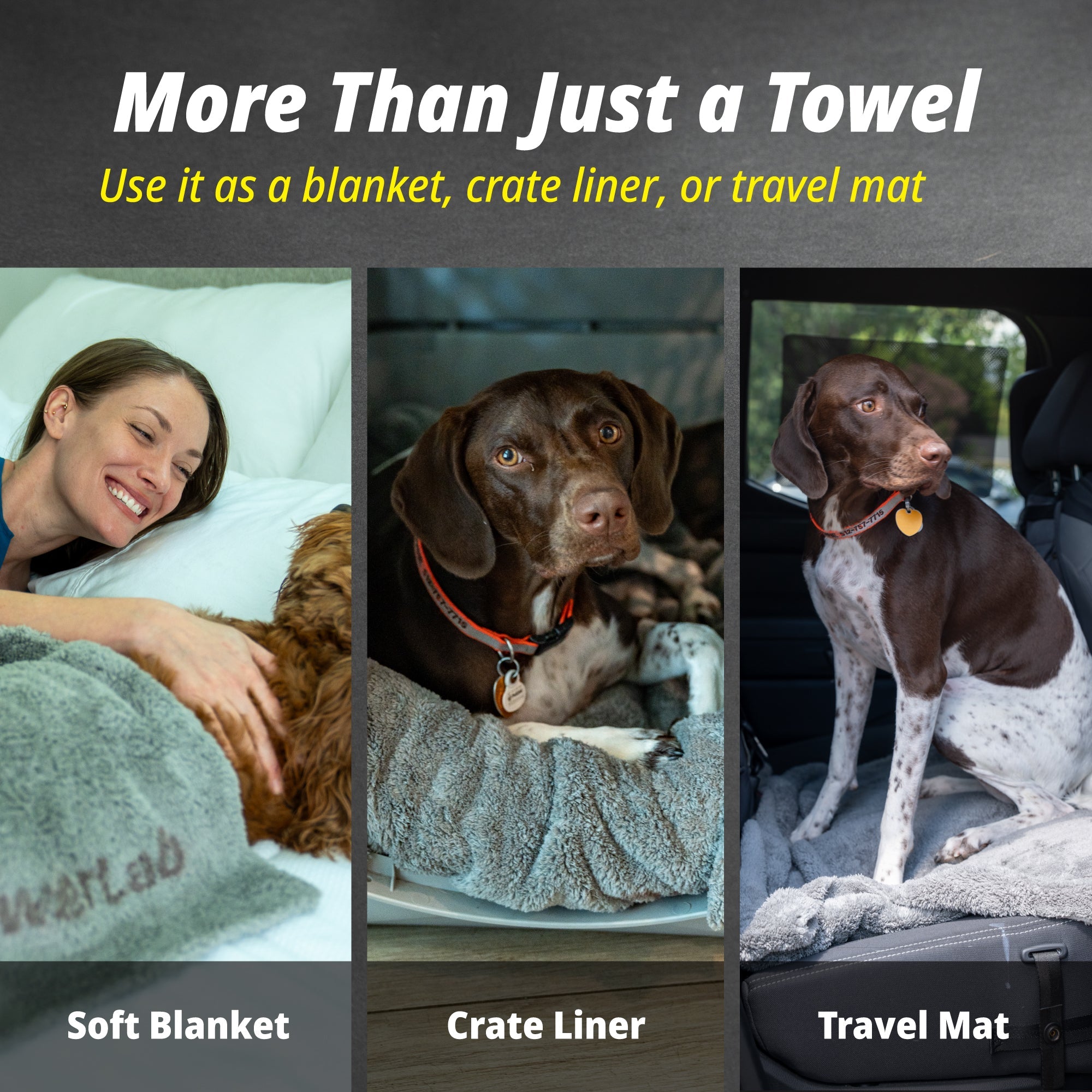 PawerLab Pawer Towel 40×65″ – XL, Quick-Dry