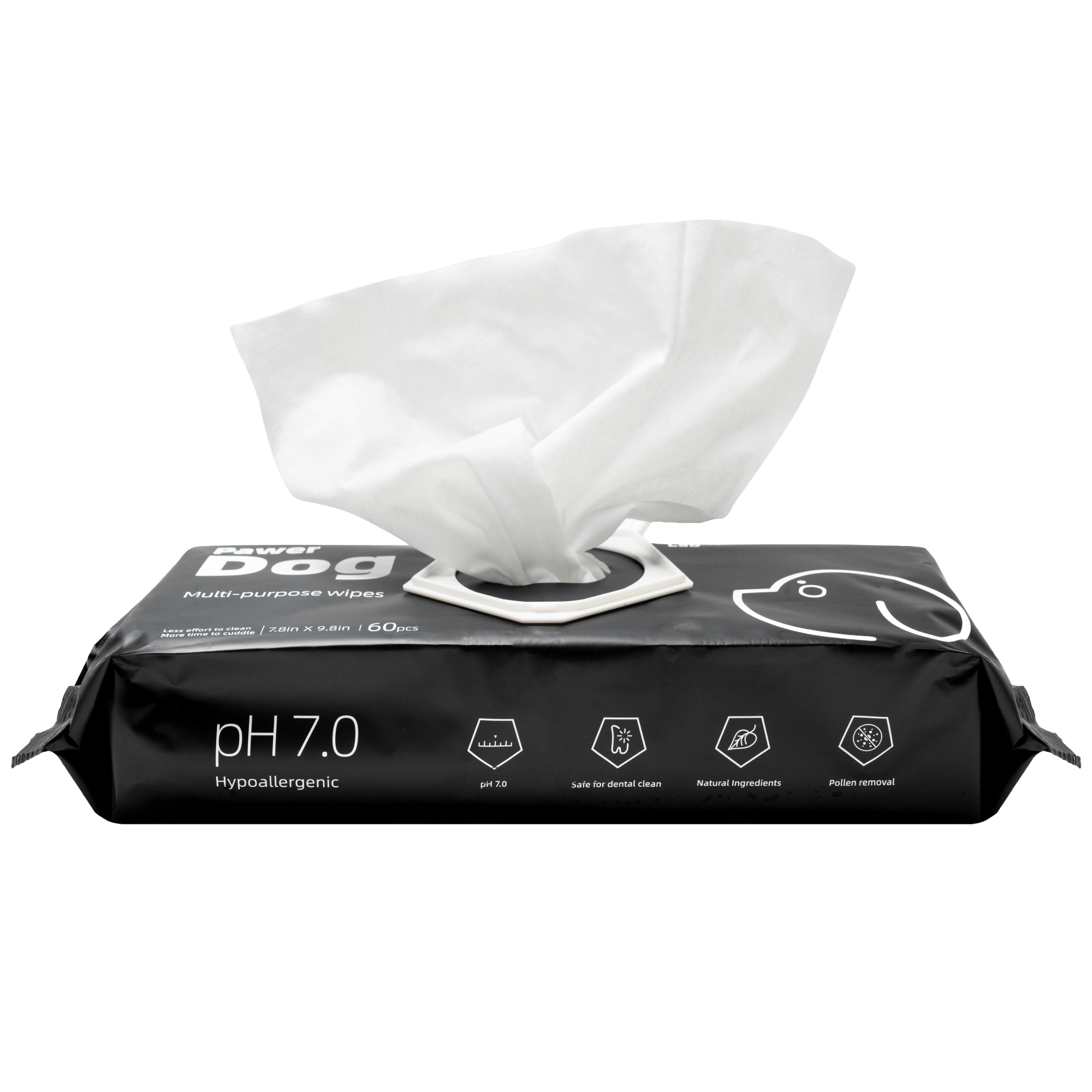 Pollen Wicking Pawer Dog Wipes